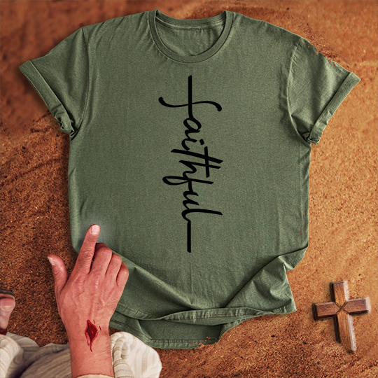 Faithful Word Cross T-shirt
