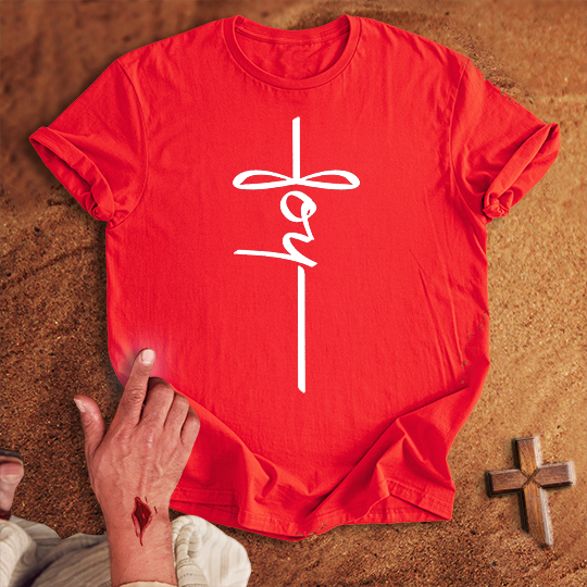 Joy Word Cross T-shirt