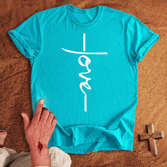 Love Word Cross T-shirt