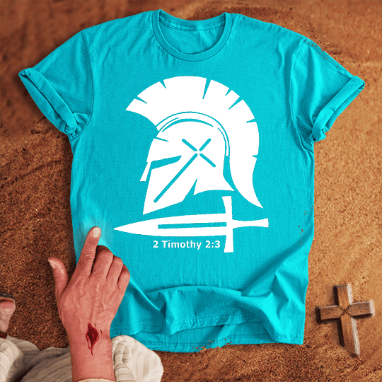 Soldier Of Jesus Christ T Shirt 1 - Military Green M | Biblical & Scripture Inspired Apparel | Jesus Monk