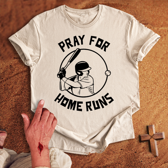 Pray for Baseball Home Runs T-shirt