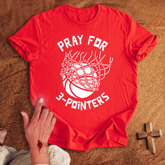 Pray for Basketball 3-pointers T-shirt