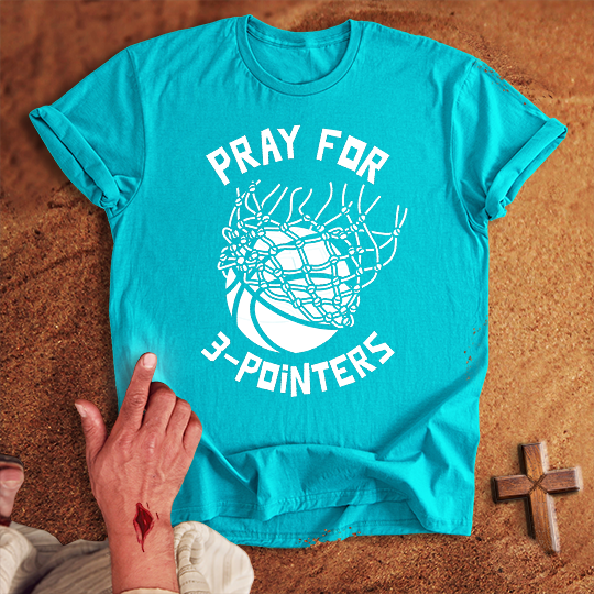 Pray for Basketball 3-pointers T-shirt