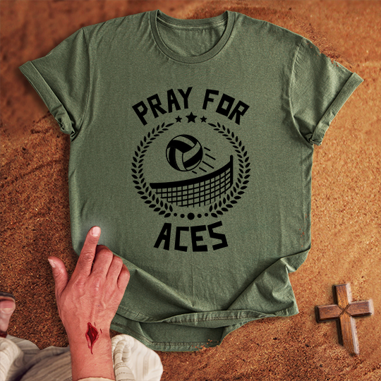 Pray for Volleyball Aces T-shirt