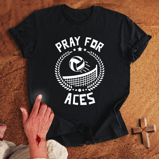 Pray for Volleyball Aces T-shirt