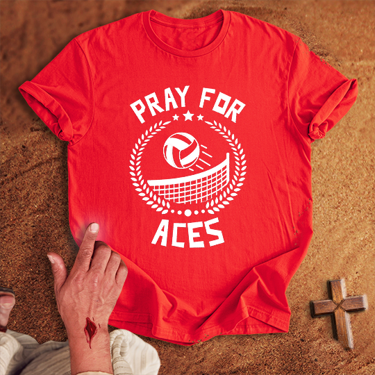 Pray for Volleyball Aces T-shirt