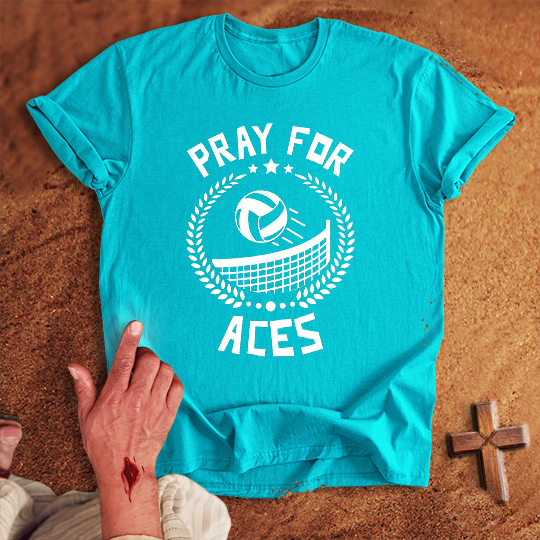Pray for Volleyball Aces T-shirt