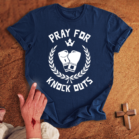 Pray for Boxing Knockouts T-shirt