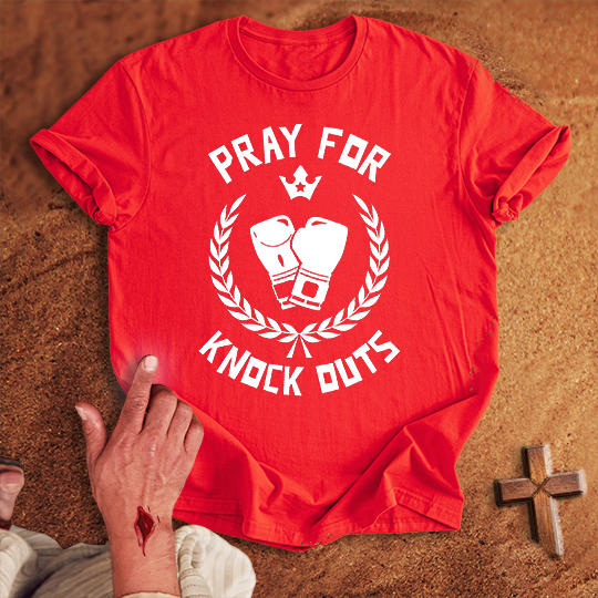 Pray for Boxing Knockouts T-shirt