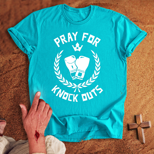 Pray for Boxing Knockouts T-shirt