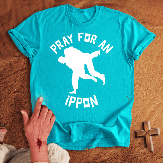 Pray For A Judo Ippon T Shirt - Sand M | Biblical & Scripture Inspired Apparel | Jesus Monk