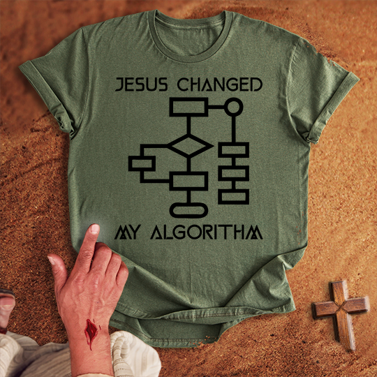 Jesus Changed My Algorithm T-shirt