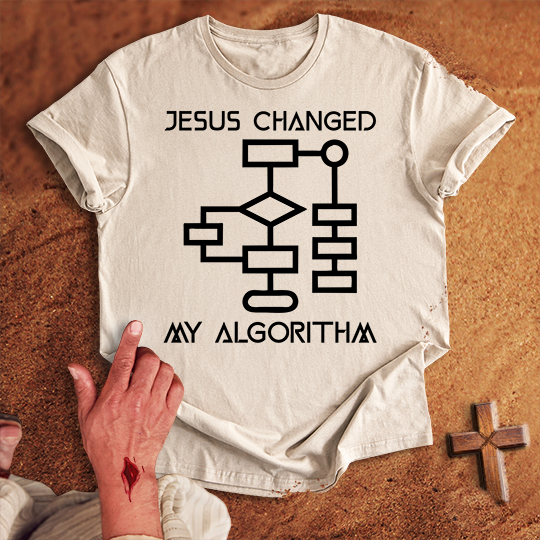 Jesus Changed My Algorithm T-shirt