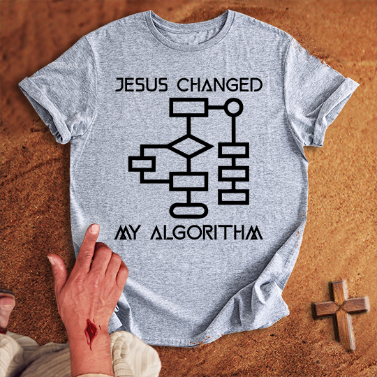 Jesus Changed My Algorithm T-shirt