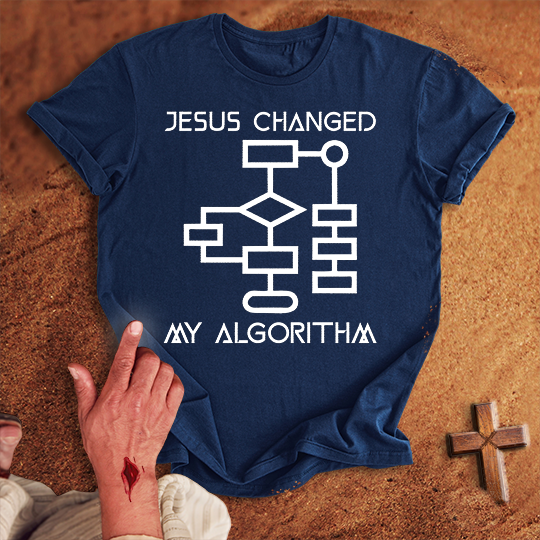 Jesus Changed My Algorithm T-shirt