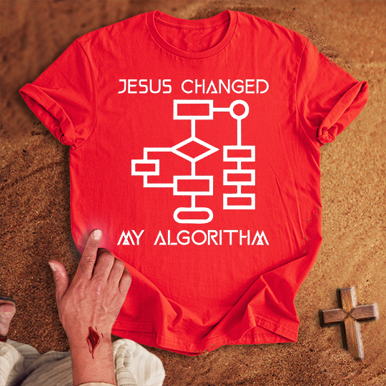 Jesus Changed My Algorithm T-shirt