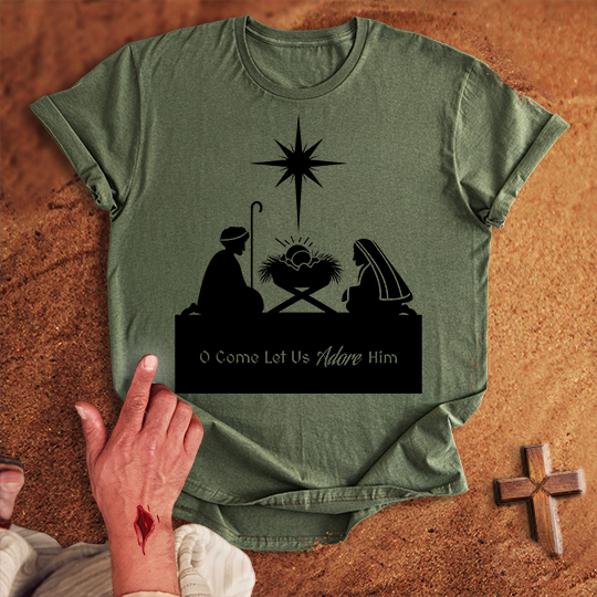 Silohette Nativity T-shirt