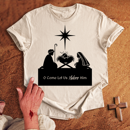 Silohette Nativity T-shirt