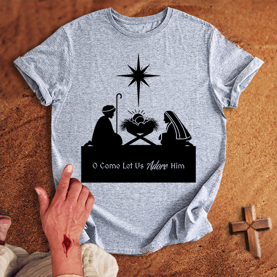 Silohette Nativity T-shirt