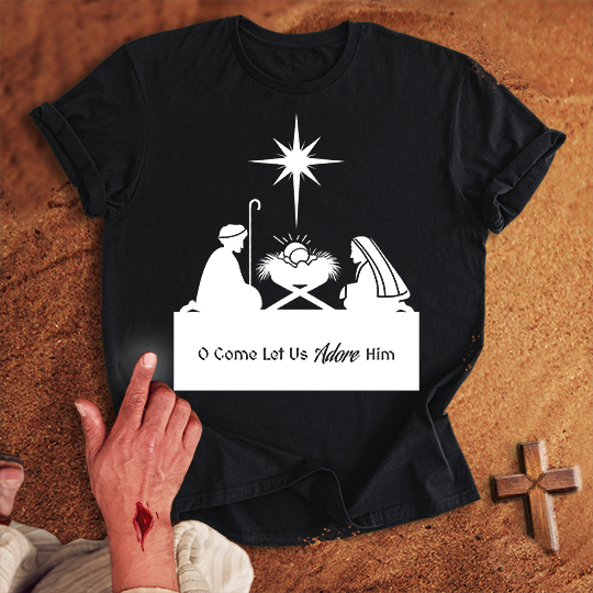 Silohette Nativity T-shirt