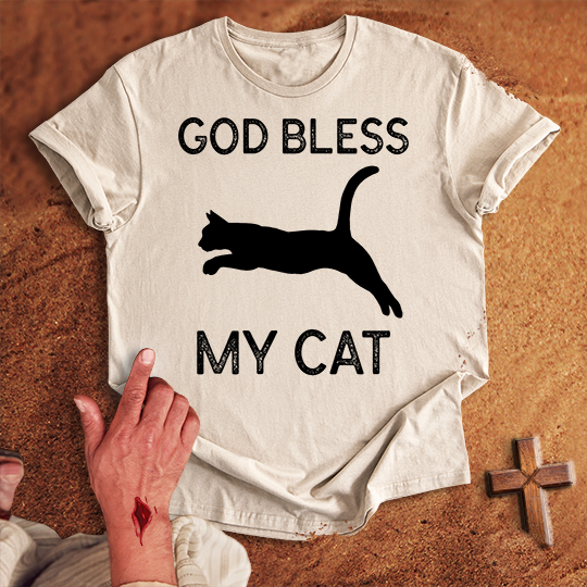 God Bless My Cat T-shirt
