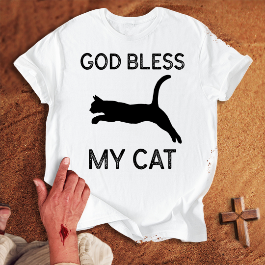 God Bless My Cat T-shirt