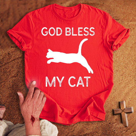 God Bless My Cat T-shirt