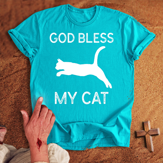God Bless My Cat T-shirt