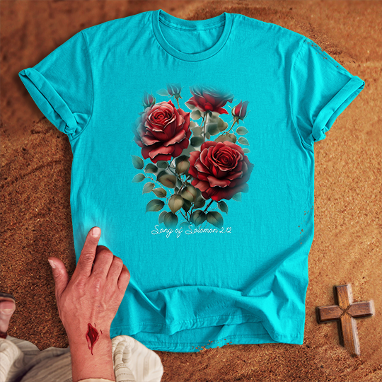 Red Rose Flowers T-shirt