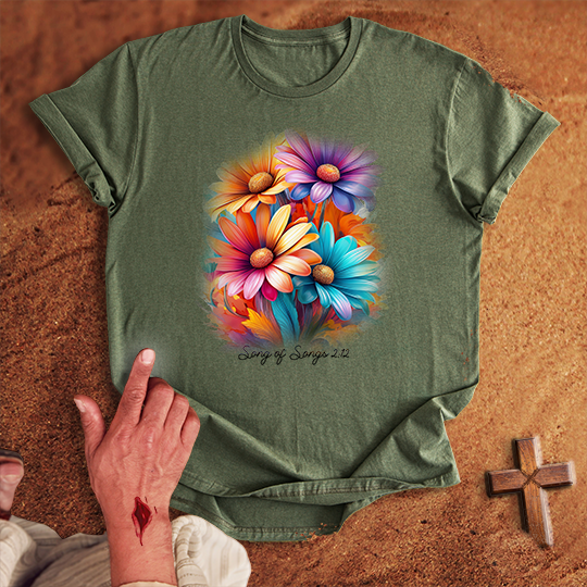 Vibrant Daisy Flowers T-shirt