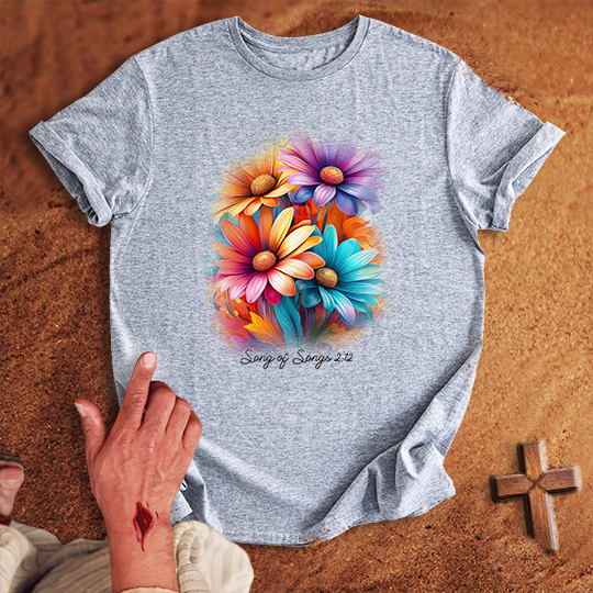 Vibrant Daisy Flowers T-shirt