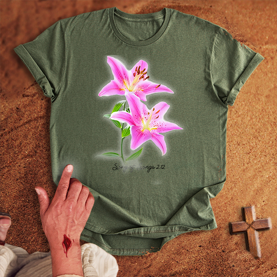 Vibrant Lily Flowers T-shirt