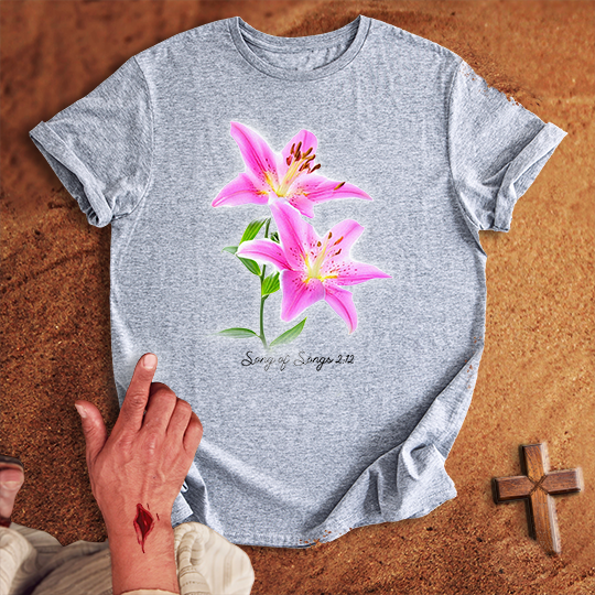 Vibrant Lily Flowers T-shirt