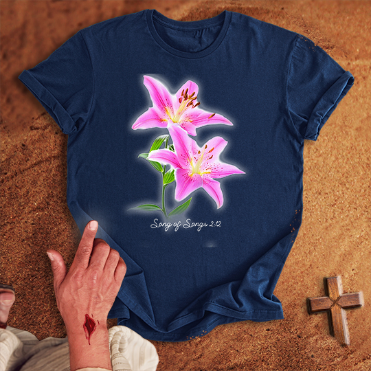 Vibrant Lily Flowers T-shirt