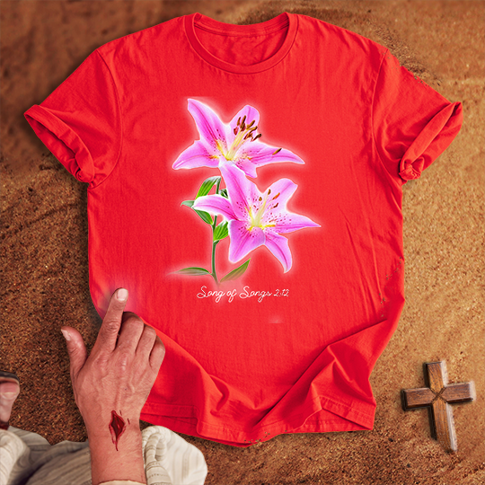Vibrant Lily Flowers T-shirt
