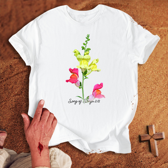 Vibrant Snapdragon Flowers T-shirt