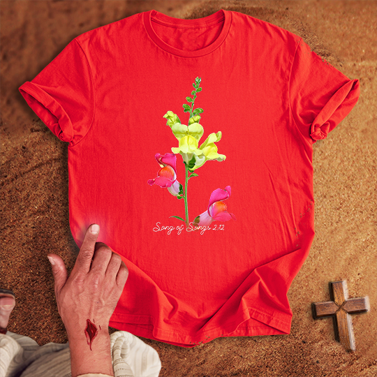 Vibrant Snapdragon Flowers T-shirt