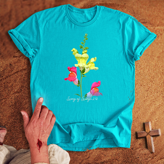 Vibrant Snapdragon Flowers T-shirt