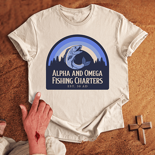 Alpha and Omega Fishing Charters T-shirt