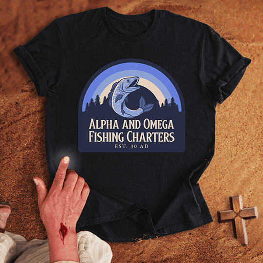 Alpha and Omega Fishing Charters T-shirt