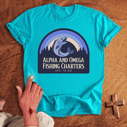 Alpha and Omega Fishing Charters T-shirt