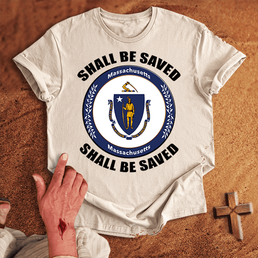 Massachusetts Shall Be Saved - Tropical Blue M | Biblical & Scripture Inspired Apparel | Jesus Monk
