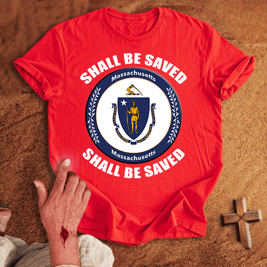 Massachusetts Shall Be Saved - Sand M | Biblical & Scripture Inspired Apparel | Jesus Monk