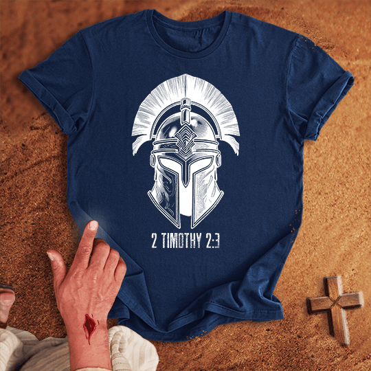 Soldier Of Jesus Christ 4 T Shirt - Sport Grey S | Biblical & Scripture Inspired Apparel | Jesus Monk