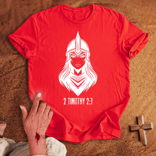 Soldier Of Jesus Christ 12 T Shirt - Military Green M | Biblical & Scripture Inspired Apparel | Jesus Monk
