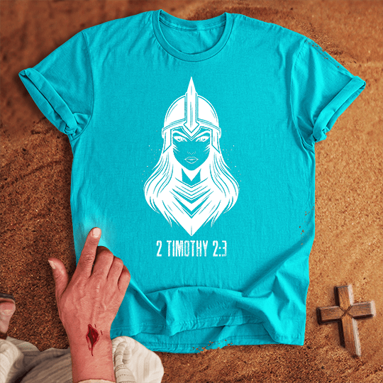Soldier Of Jesus Christ 12 T Shirt - Red M | Biblical & Scripture Inspired Apparel | Jesus Monk