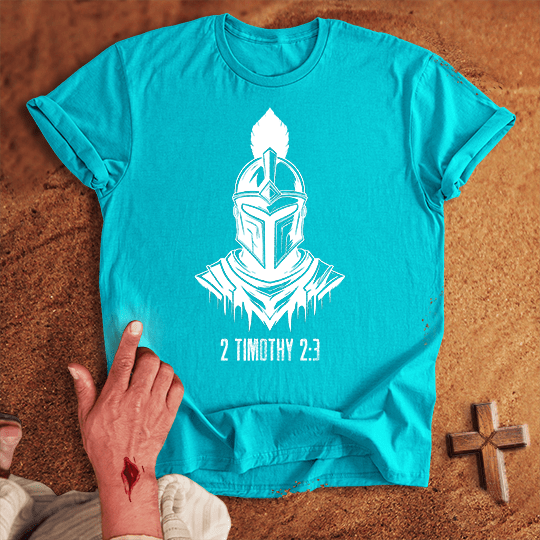 Soldier Of Jesus Christ 13 T Shirt - Black M | Biblical & Scripture Inspired Apparel | Jesus Monk