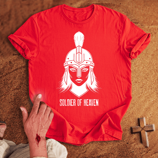 Soldier Of Heaven 12 T Shirt - Tropical Blue M | Biblical & Scripture Inspired Apparel | Jesus Monk