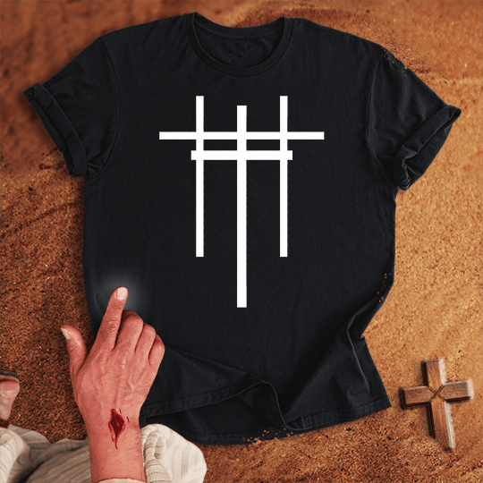 3 Crosses 18 T-shirt