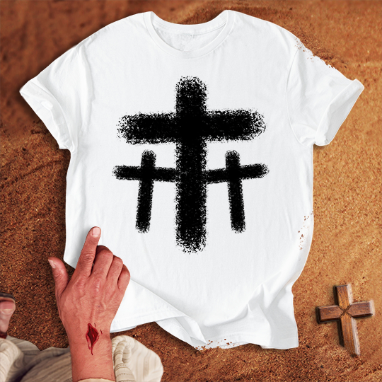 3 Crosses 27 T-shirt